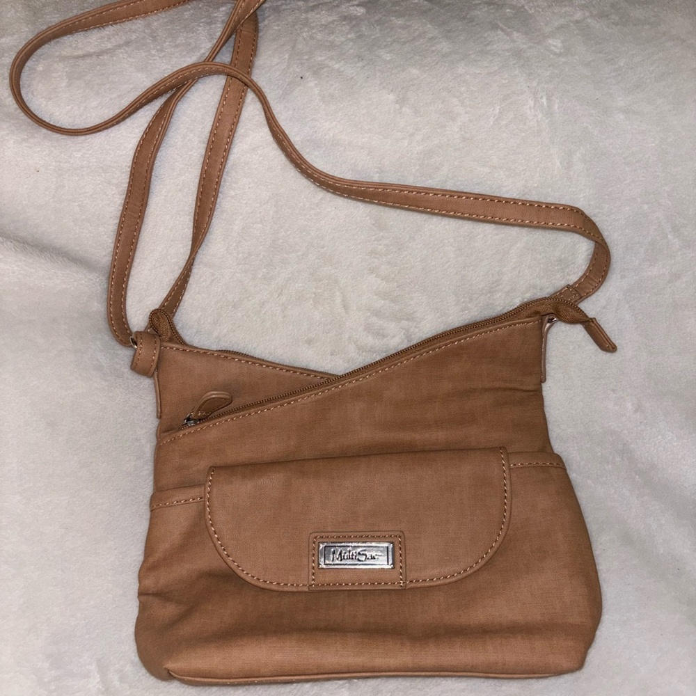 MultiSac Tan Crossbody Bag